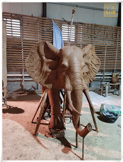铜大象雕塑加工