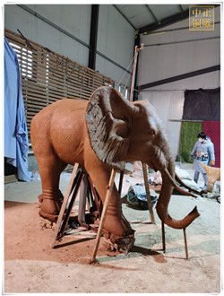 大象铜雕塑