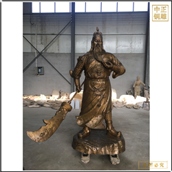 铜雕关公神像价格 