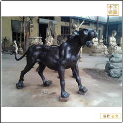 金钱豹铜雕塑铸造厂