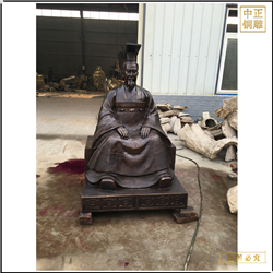 古代人物铜雕塑制作 