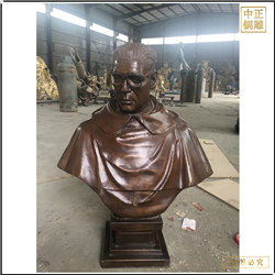 校园摆放人物半身像铸造厂家 