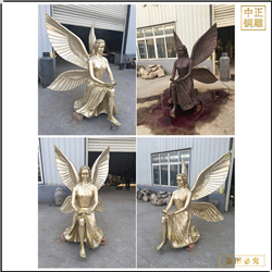 铸铜西方人物雕塑定制 