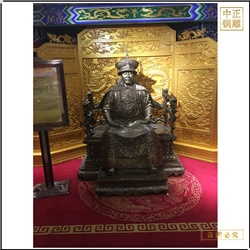 景区努尔哈赤铜雕塑铸造厂