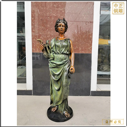 铸铜西方人物雕塑厂家 