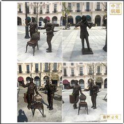 室外音乐人物雕塑铸造