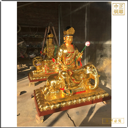 文殊普贤菩萨佛像铸造厂家