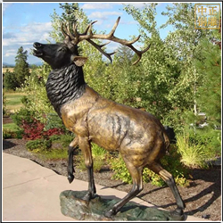 定制2米铜鹿雕塑