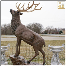 景观铜鹿雕塑