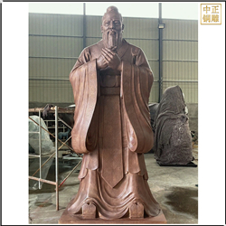 铸铜古代孔子雕塑厂家