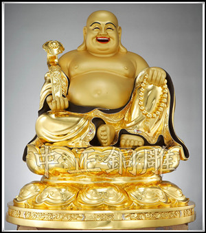 大型弥勒佛铜佛像