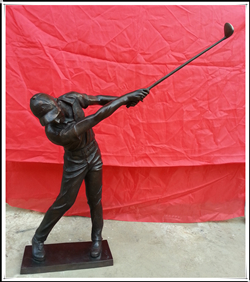 棒球小子铜像-加工棒球小子铜雕