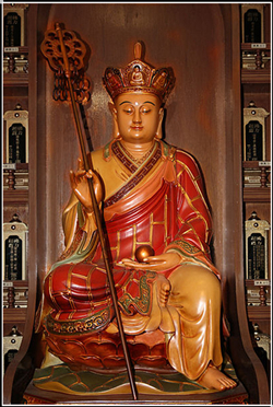 地藏王铜雕塑|定做地藏王菩萨像