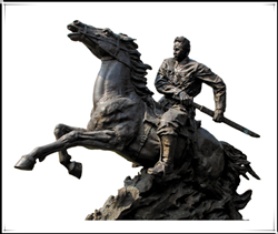 骑士铜雕塑|铸铜骑士雕塑