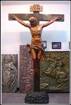 定做耶稣铜像|大型耶稣雕塑