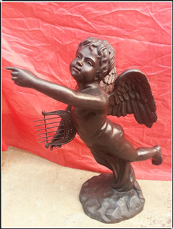 小天使铜像|加工小天使雕塑厂家
