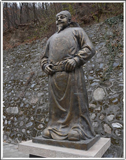 铸铜李世民雕塑